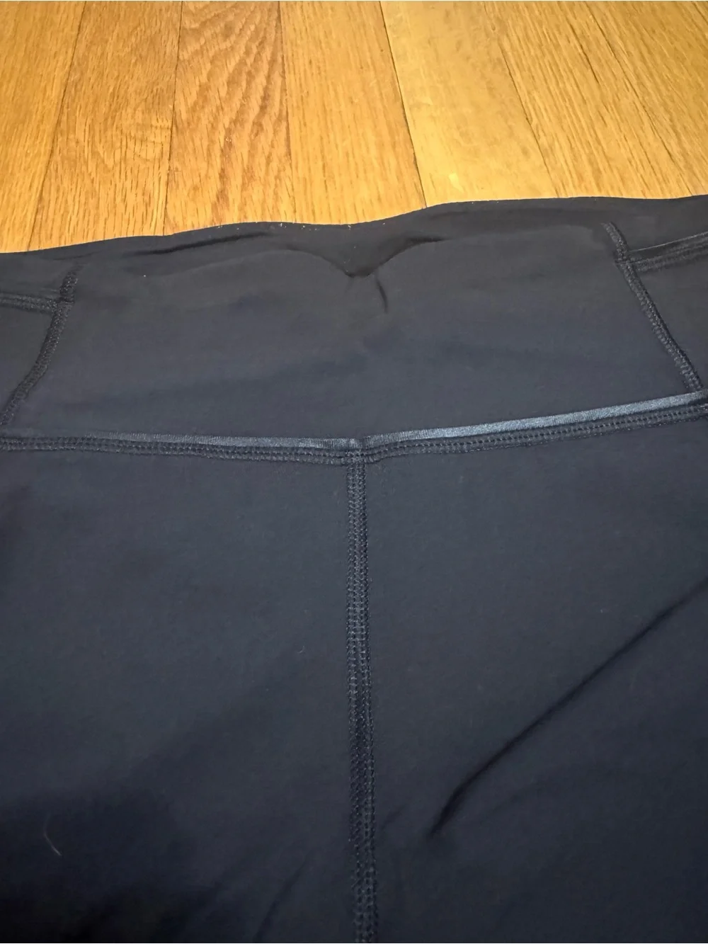 lululemon athletica Black Women's Leggings with Mesh Hem